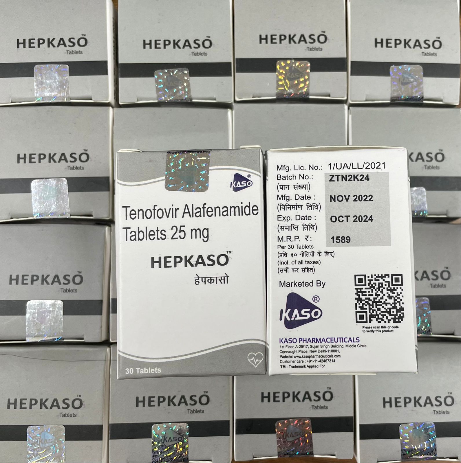 Tenofovir Alafenamide Tablets 25 mg HEPKASO